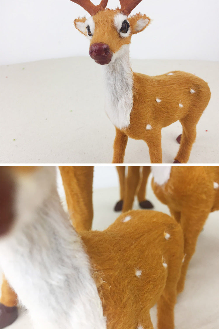 Christmas deer simulation elk Christmas window layout props desktop ornaments deer Christmas decorations Christmas deer simulation elk Christmas window layout props desktop ornaments deer Christmas decorations